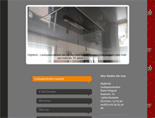 Tablet Screenshot of hightech-lackspanndecken.com